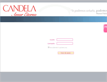 Tablet Screenshot of bellezacandela.com